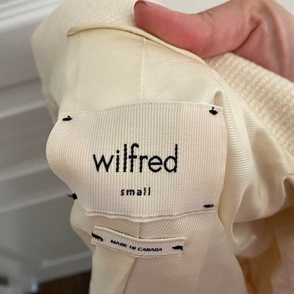 NWOT Aritzia Wilfred Cocoon Wool Cashmere Mid Coat - Picture 5 of 7